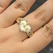 Load image into Gallery viewer, Gold Heart Ring