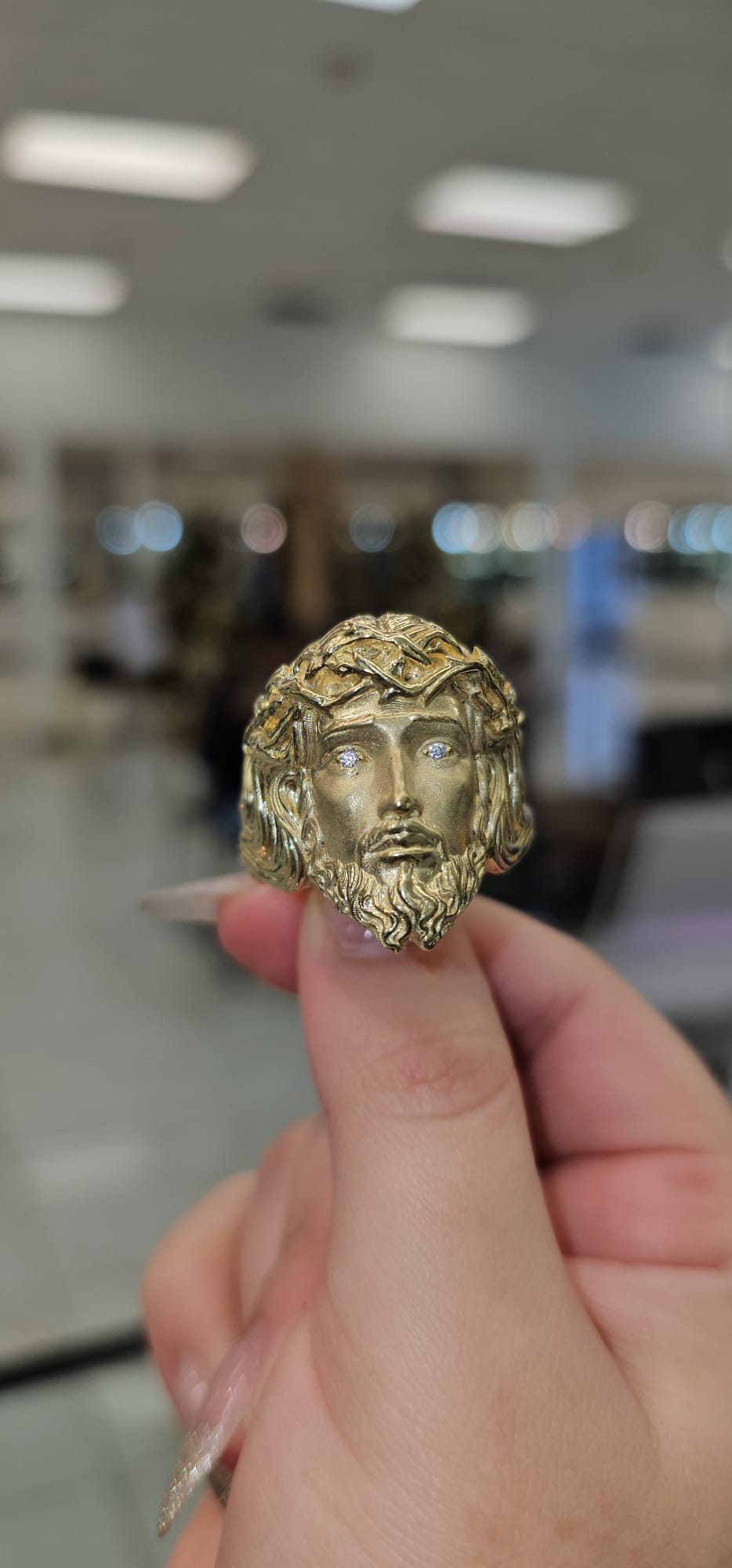 Jesus Face Ring