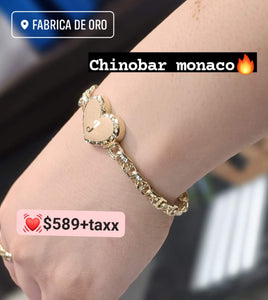 Monaco Chino bar heart bracelet!!