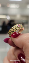 Load image into Gallery viewer, Pink Heart Stone Nugget Ring!