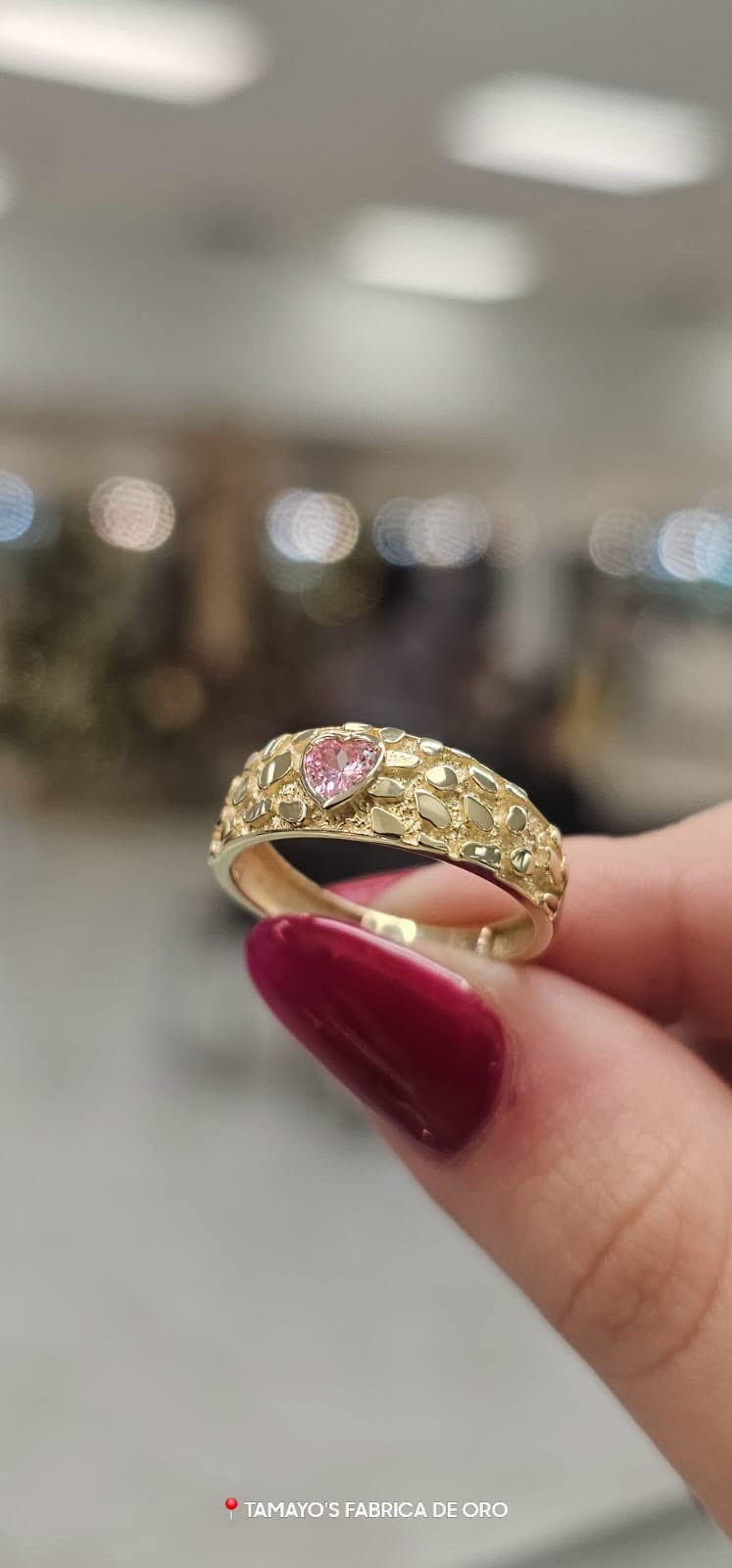 Heart Stone Nugget Ring! – TAMAYO GOLD LLC - Main Image