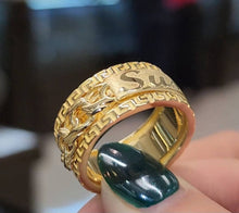 Load image into Gallery viewer, Anillo Ansiedad Personalizado 10k / Custom Anxiety Spinner Ring