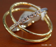 Load image into Gallery viewer, 0.40 Ct Women&#39;s Diamond Ring 14K solid gold