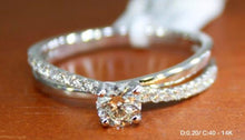 Load image into Gallery viewer, .60 Ct Women&#39;s Diamond Ring 14K white gold