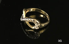 Load image into Gallery viewer, Infinity ring 10K Solid Gold