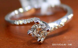 .51 Ct Women's Diamond Ring 14K white gold