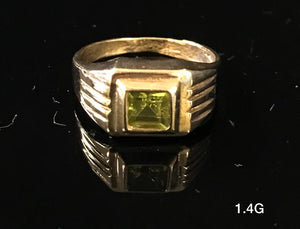 Gemstone Ring 10k solid gold