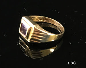 Gemstone Ring 10k solid gold