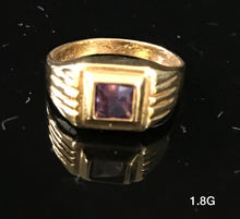 Load image into Gallery viewer, Gemstone Ring 10k solid gold