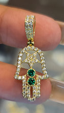Load image into Gallery viewer, Hamsa Hand Pendant with Star