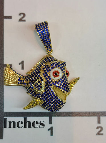 Yellow Gold Dory Pendant