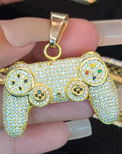 Load image into Gallery viewer, Yellow Gold Video Game Controller Pendant