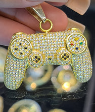 Load image into Gallery viewer, Yellow Gold Video Game Controller Pendant