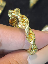 Load image into Gallery viewer, Yellow Gold Rope Ring