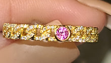Load image into Gallery viewer, 14k Yellow Gold Cuban Ring with .25CT Diamonds