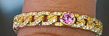 Load image into Gallery viewer, 14k Yellow Gold Cuban Ring with .25CT Diamonds