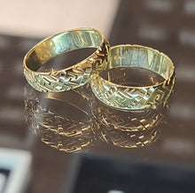 Load image into Gallery viewer, His and Hers Yellow Gold Wedding Bands