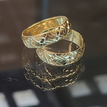 Load image into Gallery viewer, His and Hers Yellow Gold Wedding Bands