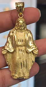 Yellow Gold Jesus Christ Pendant