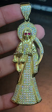 Load image into Gallery viewer, Yellow Gold Santa Muerte Pendant