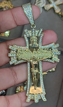 Load image into Gallery viewer, Yellow Gold Cross Pendant with The Last Super