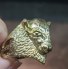 Load image into Gallery viewer, Yellow Gold Yak Ring