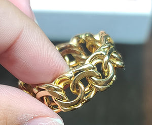 Yellow Gold Chino Ring