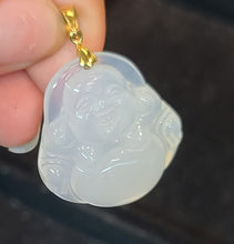 Load image into Gallery viewer, Yellow Gold Clear Buddhist Pendant