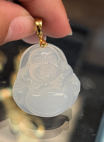 Yellow Gold Clear Buddhist Pendant