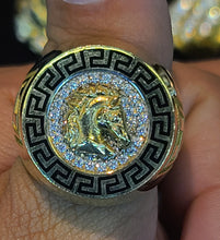 Load image into Gallery viewer, Yellow Gold Ring With Horse and Markings