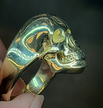 Load image into Gallery viewer, Yellow Gold Skull Ring