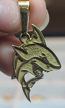 Load image into Gallery viewer, Yellow Gold Shark Pendant
