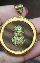 Load image into Gallery viewer, Yellow Gold Jesus Face Pendant