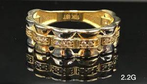 Textured Ring 10K solid gold