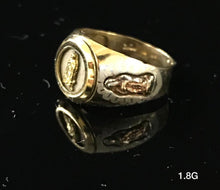 Load image into Gallery viewer, Virgin Mary ring 10K solid gold