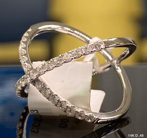 .48 Ct Diamond Ring 14K Solid Gold