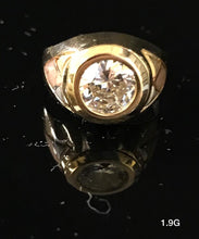 Load image into Gallery viewer, CZ stone Ring 10k solid gold