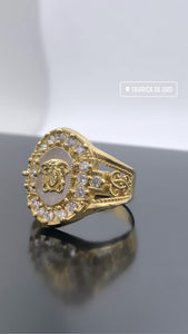 10k Medusa Gold Ring