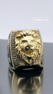 Lion ring 10k with CZS
