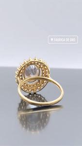 Yellow Gold Ring with Stone