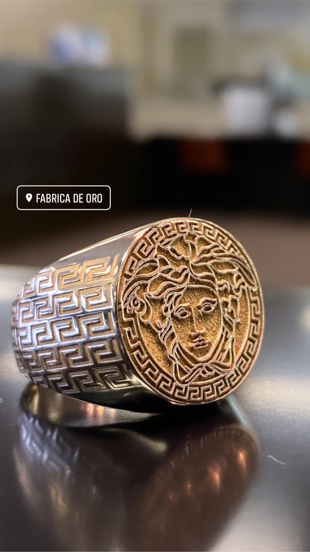 Medusa Gold Ring