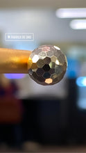 Load image into Gallery viewer, Gold disco ball earrings