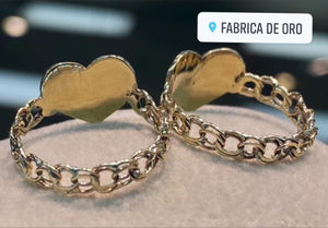 Gold Heart Ring