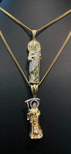 $989 pendant & cuban chain combo!!