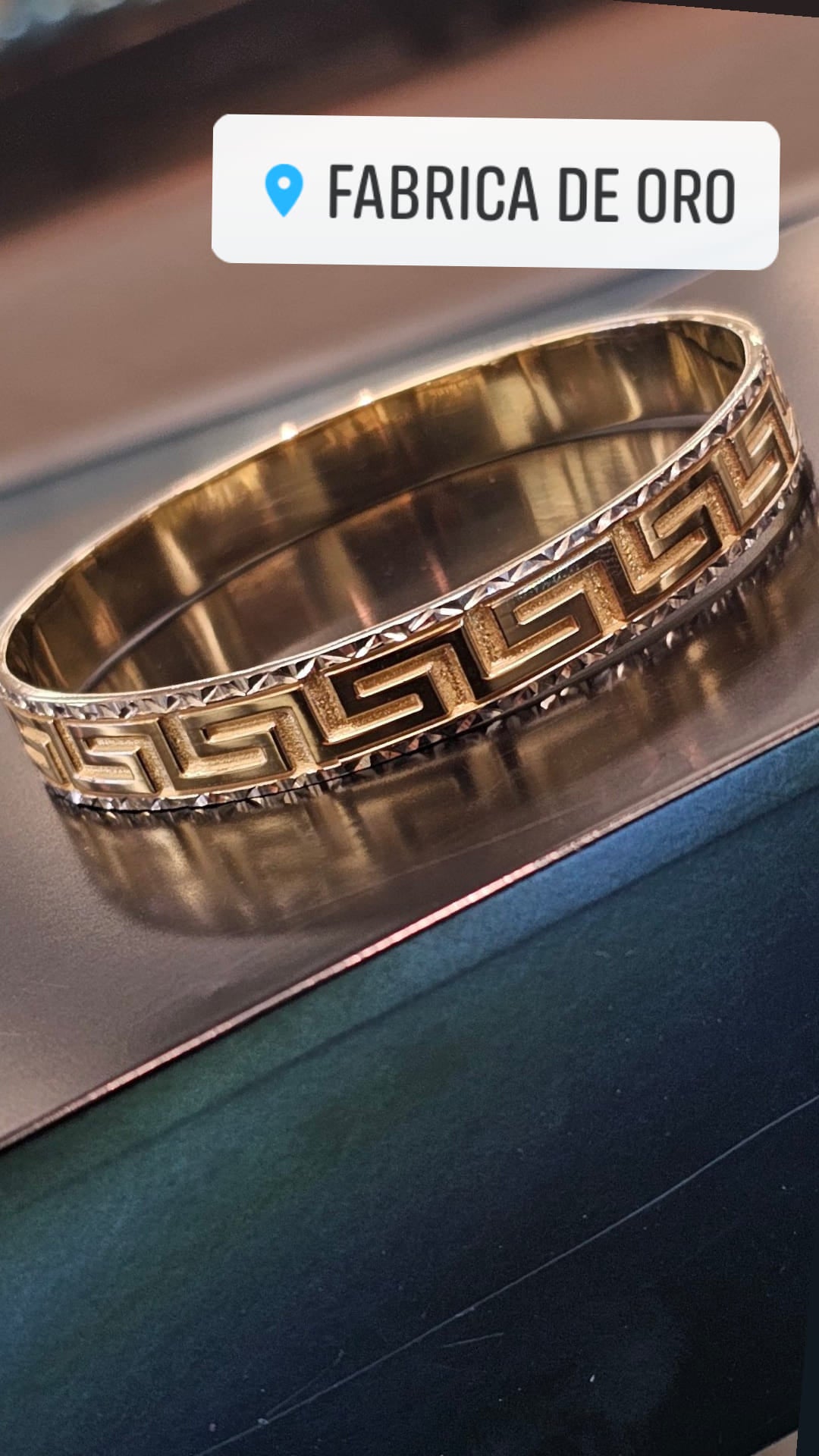 Used AB/Slightly used] VERSACE Logo Medusa Kihei Chain GP Men's Bracelet  Gold 20420219