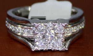 .89 Ct Diamond Ring 14K Solid Gold
