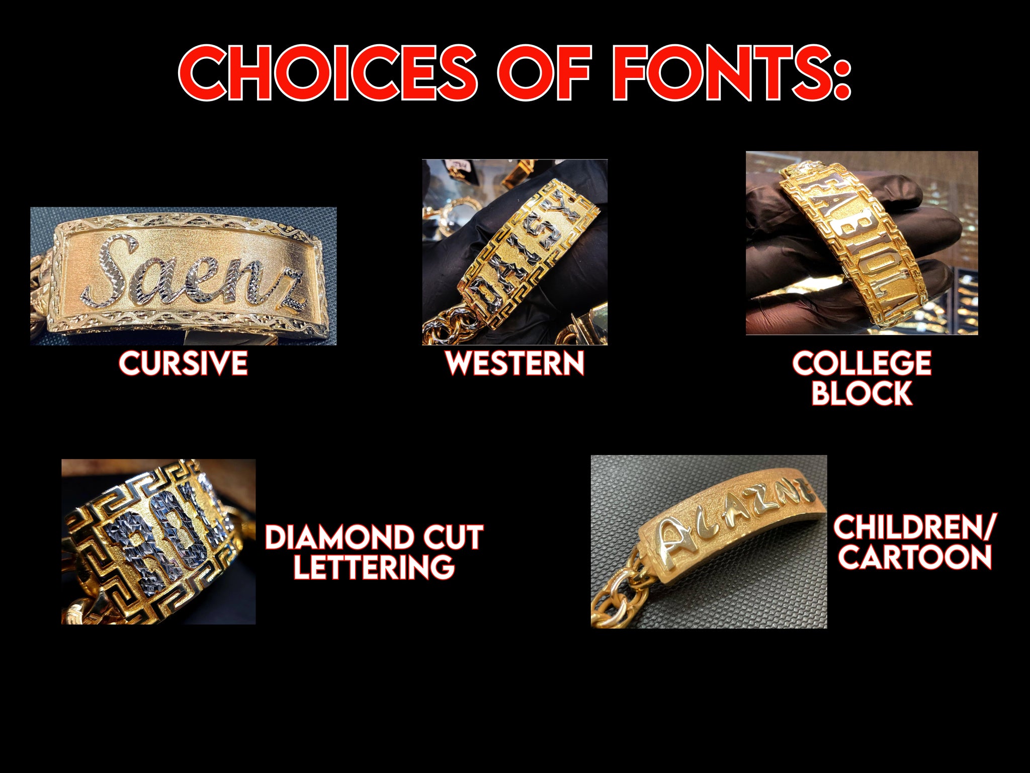 Men's Initial Cuban Link Bracelet - Adjustable 7"+1.5", Gold/Silver/Copper, Personalized Gift For Him