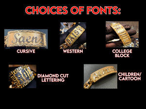 Chino Bar Gold Bracelets