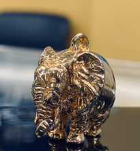 Load image into Gallery viewer, 10k Solid Gold Lucky Elephant Pendant