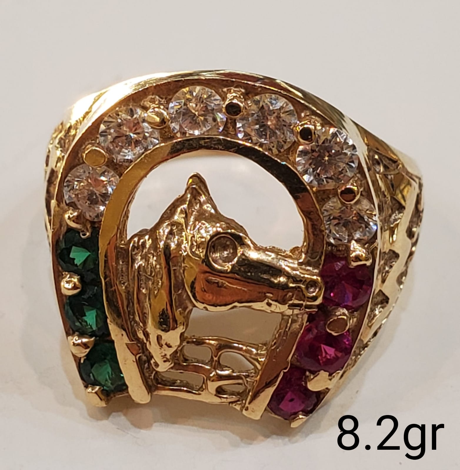 10K Gold Horseshoe ring – TAMAYO GOLD LLC